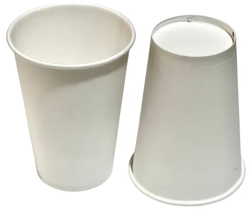 Very Wood Compagny 1000 Gobelets carton 33 cl, tasses jetables 12 oz pour boissons chaudes et froides, ecologic e biodégradables excellent pour café long et cappuccino