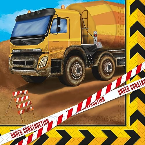 20 Servietten Baustelle Party
