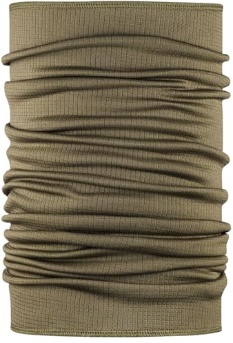 TODO Cache-Cou Thermique pour Homme et Femme, Tour de Cou Tubulaire Multiusage, à Séchage Rapide, Masque Respirant pour Moto, Cyclisme, Ski, Randonnée, Course à Pied - Vert
