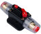 15A AMP-Schutzschalter 15A Inline-Sicherungshalter Inverter Block DC 12V-24V Volt Manuelle Rückstellung für Auto Automotive Marine Boot Audio Solar System Schutz