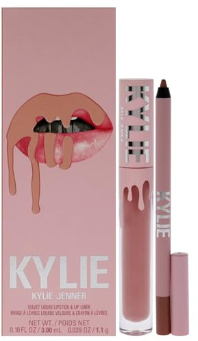 Kylie Cosmetics Velvet Lip Kit – 700 Bare For Women 2 Pc 2.8 g Velvet Liquid Lipstick, 1.1 g Lip Liner