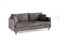 LIKMA 3 Sitzer Sofa Mara 209 cm mit Schlaffunktion und Bettzeugbehälter, Schlafsofa mit Bettkasten, Moderne Couch, Sofagarnituren, Bettsofa Farbe: Braun, Stoff: Columbia 8