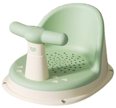 leeluk AquaCare Junior: Sicherheits-Babybadestuhl Rutschfester Badewannensitz mit starkem Saugnapf und Rückenlehne | Sicherheits-Duschsitz für Babys mit Anti-Rutsch-Matte