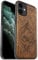 Carveit Wood Case for iPhone 11 Case [Solid Wood & Black Soft TPU] Shockproof Protective Cover Unique Wooden Cell Phone Case Compatible with iPhone 11 (The Tiger's Descent-Walnut)