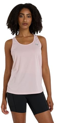 New Balance Damen Impact Run Tank Top, Rose Sugar Heather, Klein