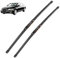 IONZS Auto Scheibenwischer Vorne für Audi A6 C6 4F 2004–2011,22+22,Wischerarm Wischerblatt Ersatz,Wischerblätter Set für Frontscheibe