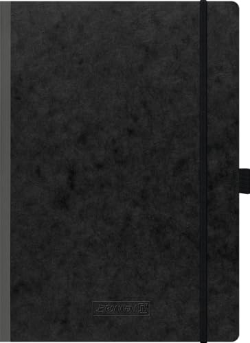 Notizbuch Kladde Premium FACT!plus, A4, 96 Blatt / 192 Seiten, unliniert, schwarz