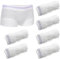 UILYNIU 6 Stück Inkontinenz-Slip, Waschbare Netzhose Atmungsaktive Inkontinenzpads Slips, Large Wochenbett Unterwäsche, Wöchnerinnen Slips, für Inkontinenz Mutterschaft (Weiß)