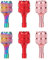 6stk Steuerknüppel, Mini Drohnen Controller Sticks Drohne Joystick Kompatibel Fernbedienung Steuerknüppel mit DJI Mini 3 Pro DJI RC Smart Controller-Zubehör(Schillernde Farbe Rosa Rot)