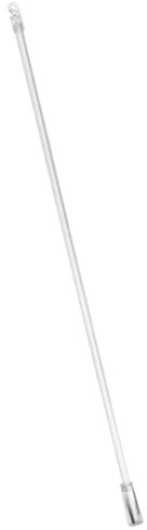 Yardwe Blind Wand 17 Inches Vertical Blind Wand Rod Replacement Clear Blind Tilt Wand with Hook and Handle for Window Opener Accessory 1PCS