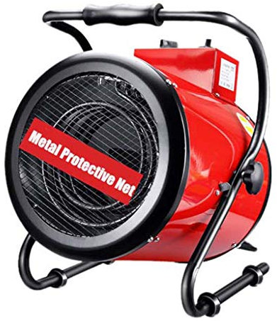 Riscaldatore industriale, soffiatore di aria calda 220~380V /3~9KW | Tubo riscaldante in acciaio inossidabile - Riscaldatore ad alta potenza a risparmio energetico - Adatto per negozi domestici di