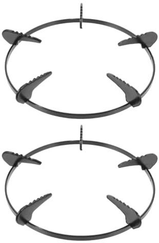 Ciieeo Soportes Para Estufa De Gas 2 Piezas De Hierro Antideslizante Para Ollas Pequeñas, Rejilla Para Fuego Compatible Cocina Doméstica, Adecuado Para Controlar Calor y Uso Seguro