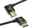 Alvin's Cables Cable HDMI 2.1 8K@60Hz 4K@120Hz de alta velocidad para monitor Atomos Ninja, cable en espiral trenzado en ángulo de izquierda a derecha para Sony FS5, Canon C300 C500, cámara Nikon Z9,