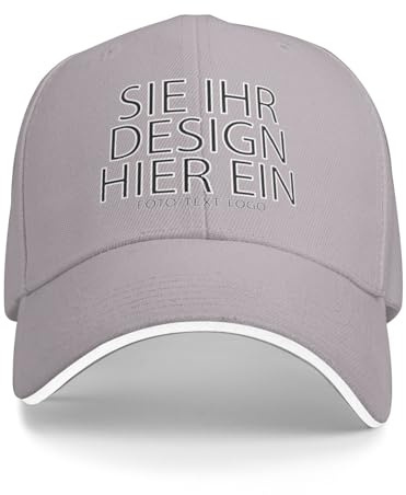 MOSGDBV Personalisierte Kappen für Männer und Frauen,personalisiert Cap Großhandel Basecap, personalisierte Trucker-Kappe, gestalten Sie Ihr eigenes Logo, Ihren Text, Ihr Bild zu Großhandelspreisen