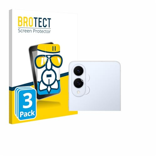 BROTECT Schutzglas für Samsung Galaxy S25 Edge | (NUR Kameraschutz) 3 Stück Transparenter Displayschutz Made in Germany Schutzfolie Panzer Folie Glas 9H Clear