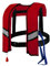 LIXQQS Giubbotto Salvagente 150N: Giubbotto Gonfiabile Autogonfiante per Adulti con Cinghie Regolabili per Paddle Canoa Sport Acquatici(Red,Automatic)