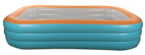 KENANLAN Piscine gonflable rectangulaire - Piscine familiale pliable - Pour adultes - Tubes stables - Accessoires d'activités pour l'extérieur - Jardin (2,6 m/8,5 m)