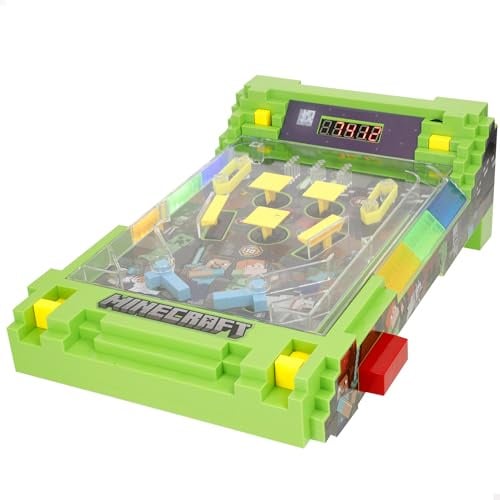 COLORBABY Minecraft 77711 Elektronischer Tisch-Arcade, Lichter und Sound, Lesezeichen, Premium-Design, offizielle Lizenz, elektronische Brettspiele, Sammlerstück, Kinder, Erwachsene