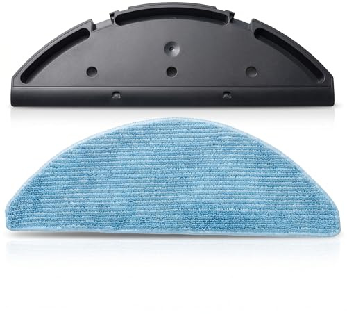 Kit de tablero de marco y almohadilla de microfibra, Tablero de marco de tela de repuesto, soporte de fregona robot, para Conga 7490 para X-Treme 8290 Immortal Vacuum Mop Herramientas de limpieza