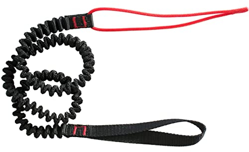 STUBAI Leash Handschlaufe für Eispickel | schwarz, 70-120 cm | als Absturzsicherung für Klemmkeilentferner und andere Werkzeuge | für Eisklettern, Bergsteigen, Sportklettern, Outdoor-Aktivitäten