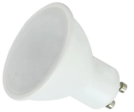 MiniSun | Thermal Plastic 5W Energy Saving LED GU10 Frosted Lens Bulb | LED Bulbs, Home Décor & Improvement Essential | 6500K Cool White