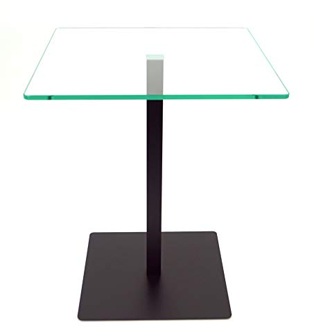 freeroom24 Beistelltisch, Tisch, Couchtisch Johannes in Schwarz matt, 40 x 40 x 60cm