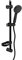 ENKI, ES019, Shower Slider Riser Rail Kit, includes Adjustable Slider, 3 setting Shower Head, Hose, Soap Dish, Durable Black Finish