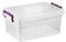 Plastic Storage Box Boxes Lid Handles Food Container Home Kitchen Office Box UK (10L)