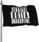 90X150cm Yard-Flaggen Direkt Aus Der Quarantäne Lawn Sign Perfekte Parteifahne Doppelseitige Indoor Flagge Décor Für Festival Yard Porch