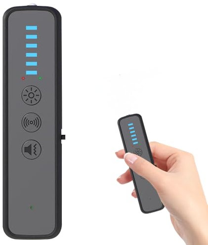 Dhqkqg Wanzen Detektor, Versteckte Kamera Finder, RF Signal Bug Detector für GPS Locator Tracke Abhörgeräte Funkkameras, Anti Spy Anti-Aufnahme Detektoren, Wanzenfinder für Heim Hotel Reisen Büro