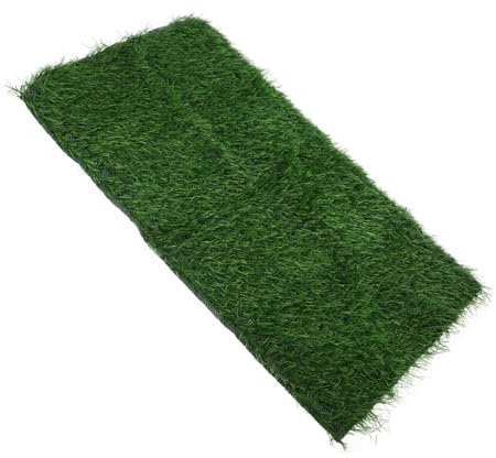 Kisangel Kunstrasen Hundetoilette Matte 60x40cm rutschfest Tragbare Urinierunterlage Für Welpen Und Haustiere Innen Außen