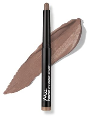 Mii Cosmetics Forever Eye Colour Crayon | Long-Lasting Cream Eyeshadow Stick | Highly Pigmented & Crease-Resistant | Multipurpose to Shape, Define, & Line Eyes | Matte Neutral Taupe | Taupe Brown