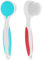 com-four® 2x Doppelseitige Gesichtsreinigungsbürste - Gesichtsbürste für Männer und Frauen - Manuelle Peeling Bürste zur Gesichtsreinigung - Sanftes Massieren, Reinigen und Peelen (Schwamm - 2 Stück)