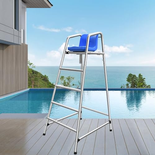 Tragbarer Rettungsschwimmer-Stuhl mit Sonnenschutz, langlebiger Beobachtungsausschau für mehr Sicherheit in Schwimmbädern, Wasserparks, Stränden und Seen