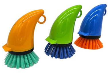 Coronet Spülbürste Wichtel, 3er-Set, Mehrfarbig, Handliche Reinigungsbürsten