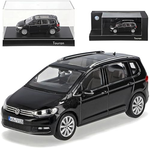Volkwagen T*o*u*r*a*n II Tief Schwarz Ab 2015 1/43 Norev Modell Auto