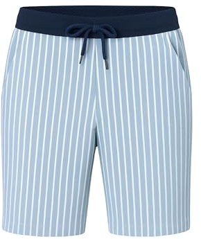 Phil & Co. Berlin Herren Pyjamashorts 2er Pack Cozy Classics Kurze Schlafhosen aus Baumwollmischung leichte Lounge Bermudas mit elastischem Bund, bequemer Schnitt & Karodesign