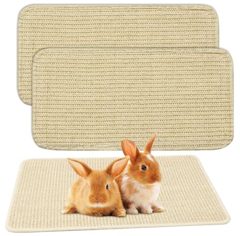 VIDSTW 2 Piezas Alfombrilla Rascadora para Gatos Autoadhesiva | 20x40cm Sisal Protector Sofa Gatos Arañazo,Alfombrilla Rascadora para Gatos,para sofás, muebles y paredes
