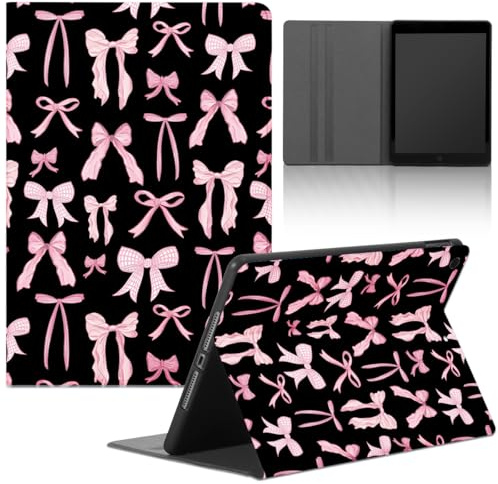 Case for Lenovo Tab M10 10.6'', Mini Bow Cover Kawaii Aesthetic Cute Pattern Protective Folio Leather Stand Shell Cover Slim Fit Lightweight Adjustable Multi-Angle