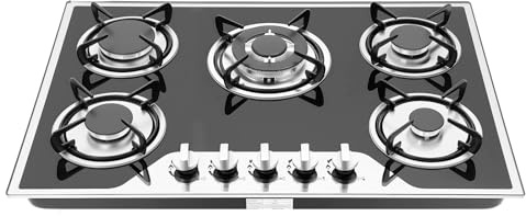 5 Burner Gas Stove Cast Iron Ga s Hob Burner Cooker LPG NG gas Hob Cooktop SALE
