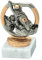RaRu GoKart-Pokal mit Wunschgravur und Resin-Klebefigur