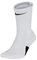 Nike Unisex-Adult Elite Crew Socks, White/Black/Black, 2XL