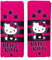 HELLO KITTY Star 2er-Set Mini-Gurtauflagen für Kinderautositze. Komfort und ergonomisches Design.