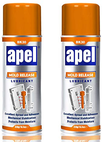 Mitreapel Silikonformtrennspray (2 X 13,5 Fl Oz) Trennmittel Aerosolspray|2Er Pack