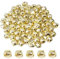 Suneast 100 Stück Weihnachts Glöckchen Schellen Metall Dekoration Glocken DIY Basteln Jingle Bells mit Öse für Weihnachtsbaum Anhänger Schmuckherstellung Hochzeit Haustier Handwerk - Gold - 20mm