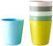 IKEA Kalas Kunststoff Geschirr BPA-frei - Besteck Teller Schalen Becher - Pastellfarben rosa türkis grau (Becher)