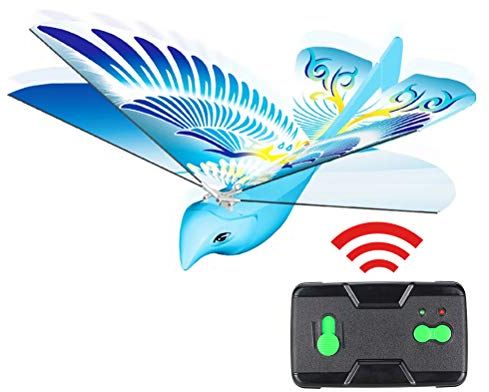Gmuret Mini Drohne Vogelform, Elektronische Fernbedienung Vogel Spielzeug mit LED Leuchten, Fernbedienung Flugzeuge Geschenke für Kinder Anfänger