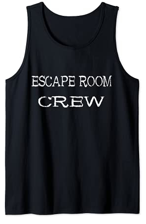 Escape Room Crew Exit Room Rätsel Team Spieler Gruppen Spiel Tank Top