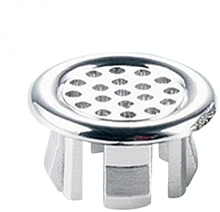 TOSSPER 2st Sink Round Ring Überlauf Ersatz Abdeckung Abfall-Plug-Filter-Badezimmer-Bassin Drainer