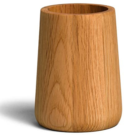 möve Oak Zahnbürstenhalter, Eiche, Wood, Ø 8 x 10,5 cm